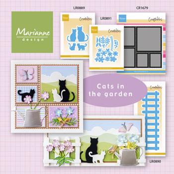 Marianne Design - Präge- und Stanzschablone "Cats & Kittens" Creatables Dies