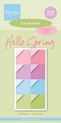 Marianne Design - Designpapier "Hello Spring" Paper Pad A4 - 16 Bogen 