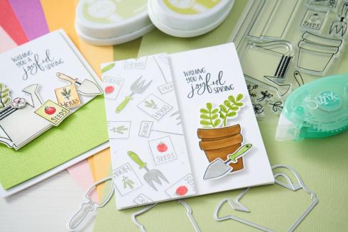 Sizzix - Stempelset "Greenhouse Finds" Clear Stamps Design by Catherine Pooler