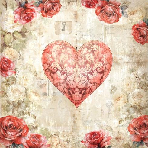 Crafters Companion - Designpapier "Love Letter" Paper Pack 12x12 Inch - 36 Bogen