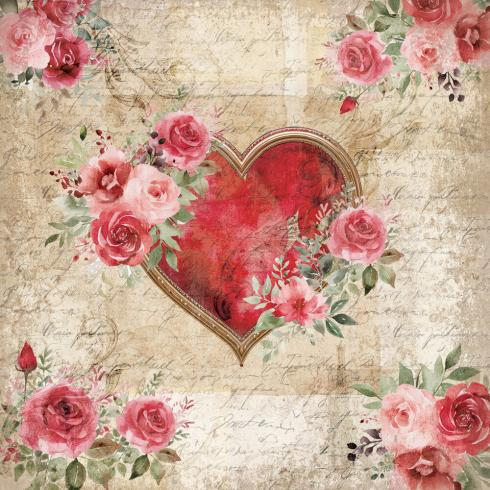 Crafters Companion - Designpapier "Love Letter" Paper Pack 12x12 Inch - 36 Bogen