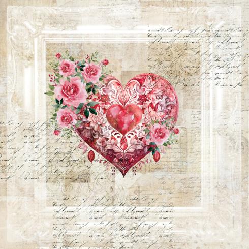 Crafters Companion - Designpapier "Love Letter" Paper Pack 12x12 Inch - 36 Bogen