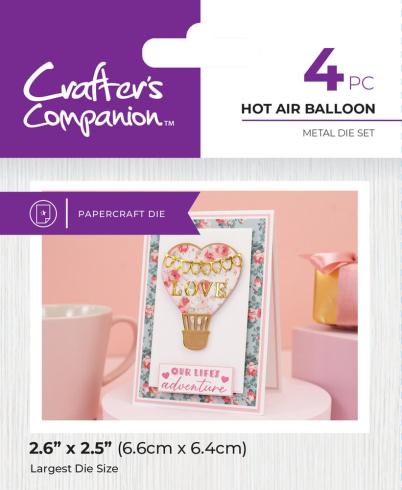 Crafters Companion - Stanzschablone "Hot Air Ballon" Dies