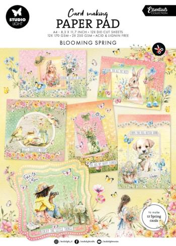 Studio Light  "Blooming Spring" Cardmaking Pad A4