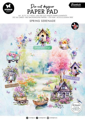 Studio Light - Stanzteile "Spring Serenade" Die Cut Block - 28 Bogen