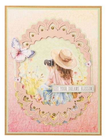 Studio Light - Stanzteile "Blooming Spring" Die Cut Block - 28 Bogen