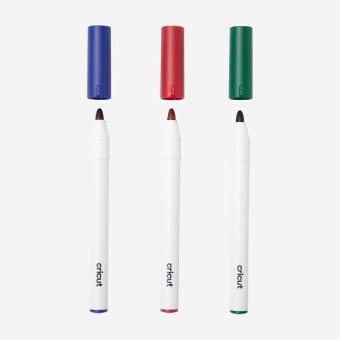 Cricut - Filzstifte - Venture Permanent Markers 2.5mm "Blue,Red,Green" 3er Set