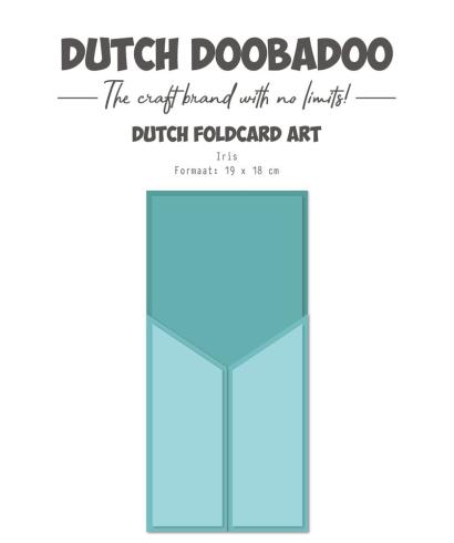 Dutch Doobadoo - Schablone A4 "Iris" Stencil - Dutch Card Art