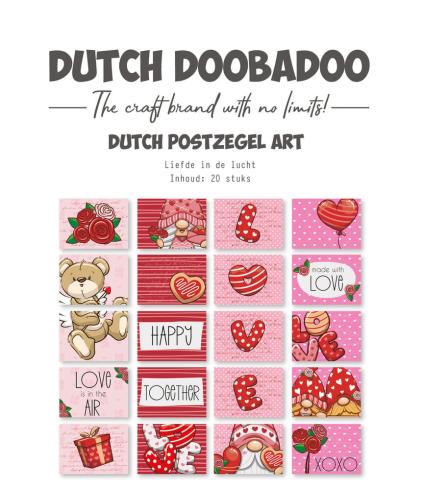 Dutch Doobadoo - Stanzteile "Liefde in de Lucht" Die Cut Sheet 29,7x21 cm