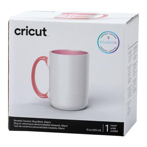 Cricut Tasse - Beveled Ceramic Mug Blank "Miami" 425ml