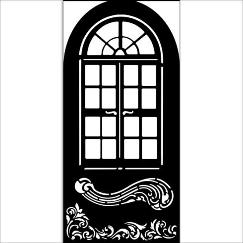 Stamperia - Schablone 12x25cm "Window" Stencil