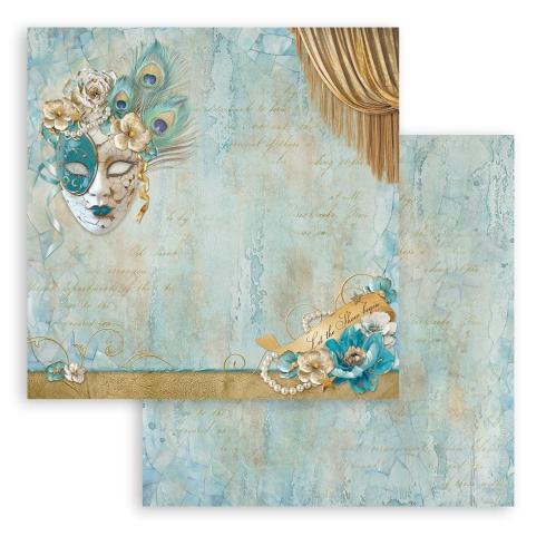 Stamperia - Designpapier "Masquerade" Paper Pack 12x12 Inch - 10 Bogen