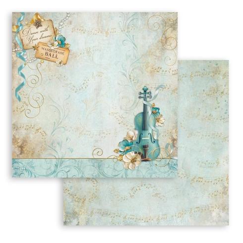 Stamperia - Designpapier "Masquerade" Paper Pack 12x12 Inch - 10 Bogen