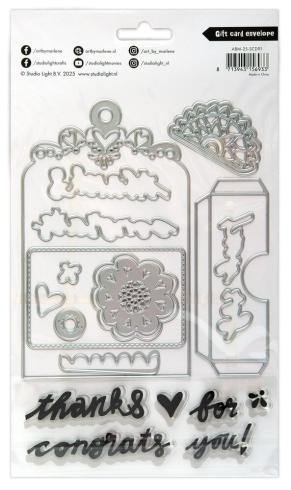 Art By Marlene - Stempelset & Stanzschablone "Gift Card Envelope" Clear Stamps & Dies