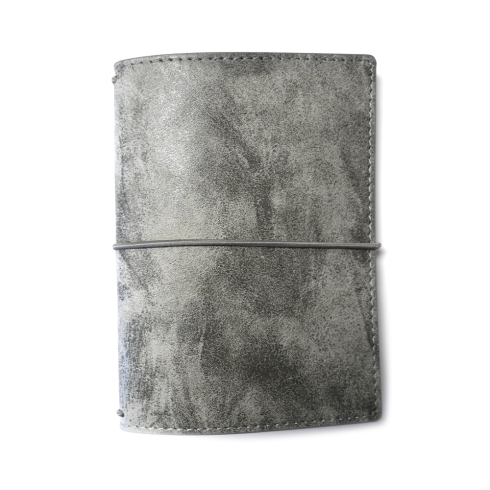 Elizabeth Craft Designs - Art Journal Passport "Stonewashed Grey" 12,4x8,9cm