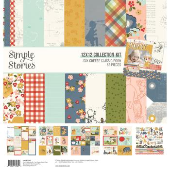 Simple Stories - Collections Kit "Say Cheese Classic Pooh" 12 Bogen Designpapier