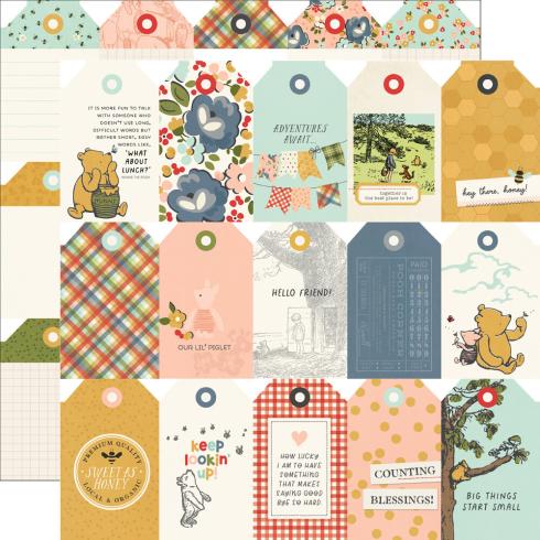 Simple Stories - Collections Kit "Say Cheese Classic Pooh" 12 Bogen Designpapier