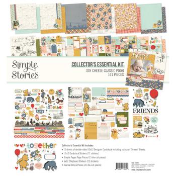 Simple Stories - Collectors Essential Kit "Say Cheese Classic Pooh" 12 Bogen Designpapier