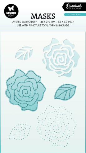 Studio Light - Schablone "Classic Rose" Layered Stencil