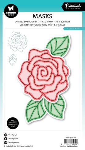 Studio Light - Schablone "Classic Rose" Layered Stencil