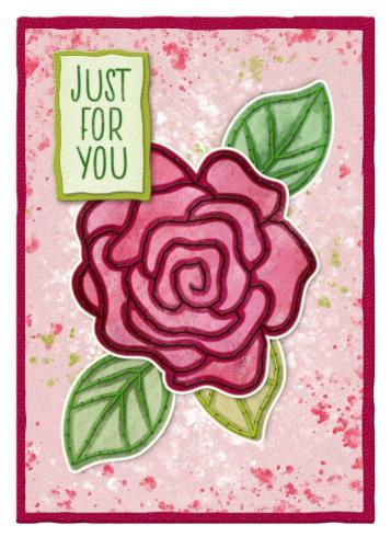 Studio Light - Schablone "Classic Rose" Layered Stencil