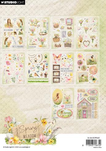 Studio Light - Stanzteile "Spring Meadow" Die Cut Block - 20 Bogen