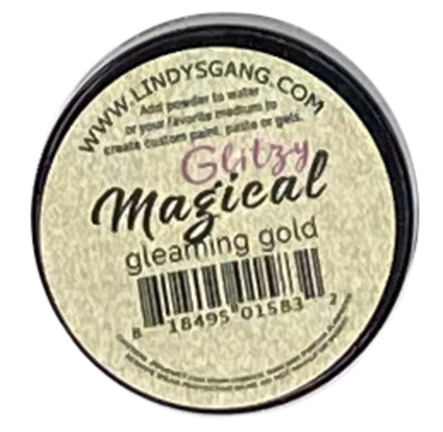 Lindys Stamp Gang - Pigmentpulver "Gleaming Gold" Magical 7g