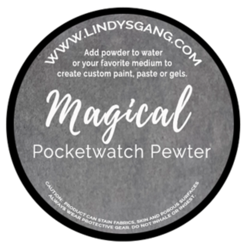 Lindys Stamp Gang - Pigmentpulver "Pocketwatch Pewter" Magical 7g