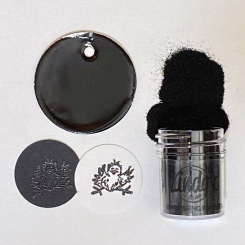 Lindys Stamp Gang - Embossingpulver "Boogie Down Black" Fine Embossing Powder 14g