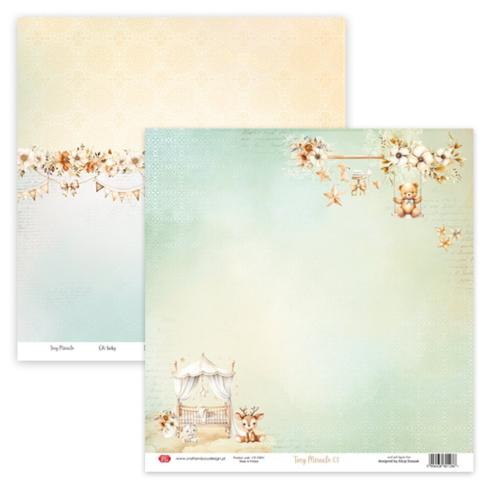 Craft & You Design - Designpapier "Tiny Miracles" Paper Pad 12x12 Inch - 12 Bogen