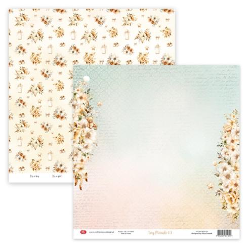 Craft & You Design - Designpapier "Tiny Miracles" Paper Pad 12x12 Inch - 12 Bogen