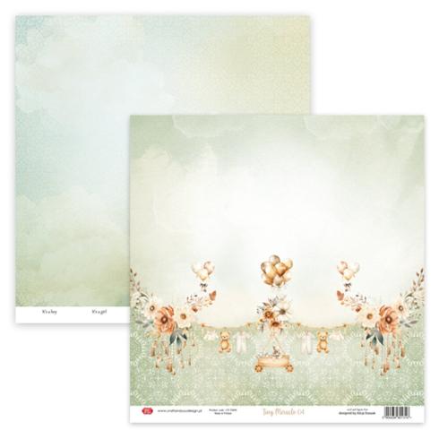 Craft & You Design - Designpapier "Tiny Miracles" Paper Pad 12x12 Inch - 12 Bogen