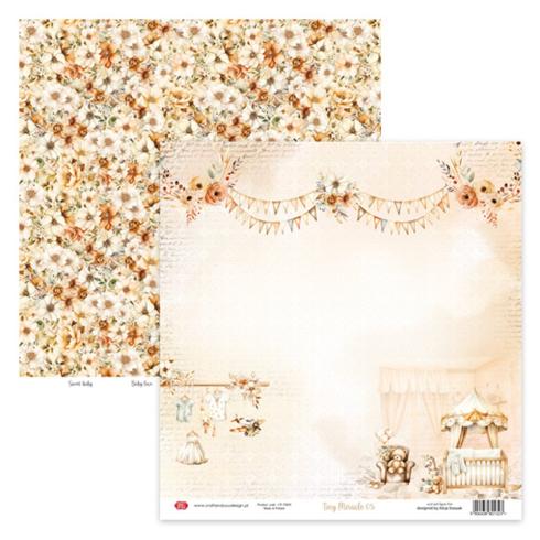 Craft & You Design - Designpapier "Tiny Miracles" Paper Pad 12x12 Inch - 12 Bogen