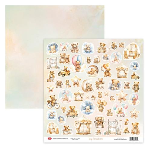 Craft & You Design - Designpapier "Tiny Miracles" Creative Set 12x12 Inch - 8 Bogen