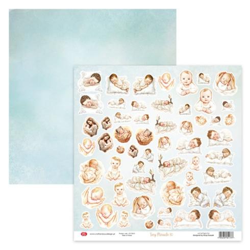 Craft & You Design - Designpapier "Tiny Miracles" Creative Set 12x12 Inch - 8 Bogen