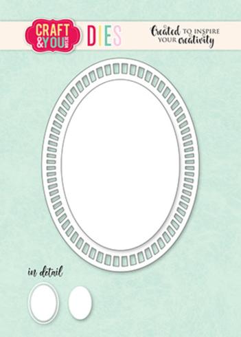 Craft & You Design - Stanzschablone "Oval Doily" Dies