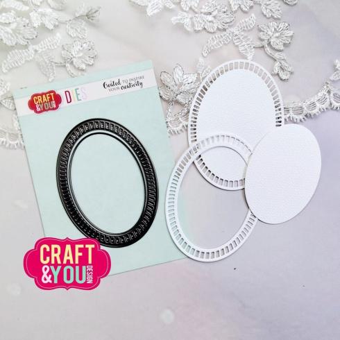 Craft & You Design - Stanzschablone "Oval Doily" Dies