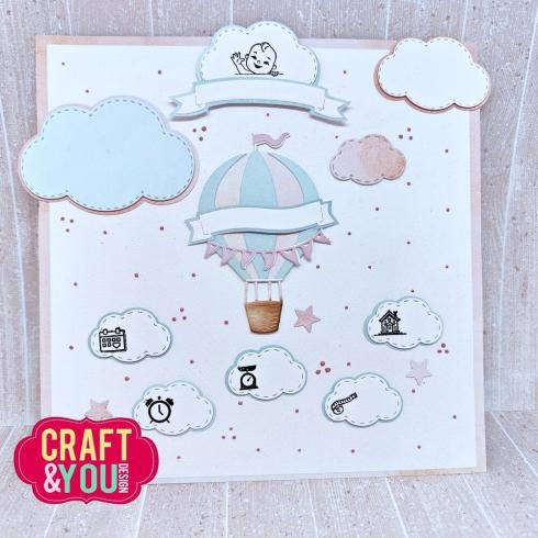 Craft & You Design - Stanzschablone "Mini Banners" Dies