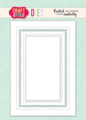 Craft & You Design - Stanzschablone "Biscuit Photo Frame" Dies