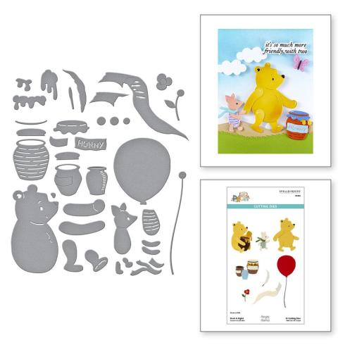 Spellbinders - Stanzschablone "Pooh & Piglet" Dies