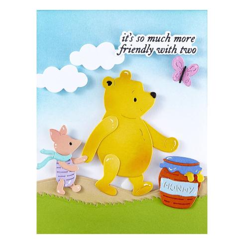 Spellbinders - Stanzschablone "Pooh & Piglet" Dies