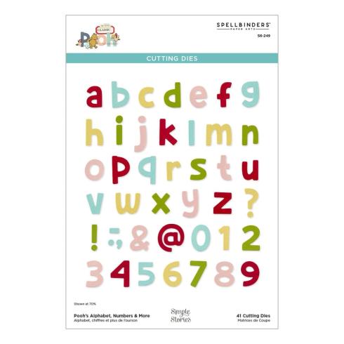 Spellbinders - Stanzschablone "Pooh's Alphabet, Numbers & More" Dies