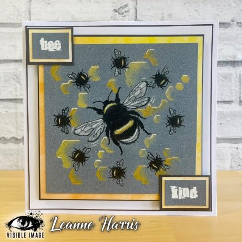 Visible Image - Stempelset A6 "Bee Happy" Clear Stamps