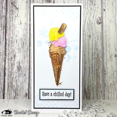 Visible Image - Stempelset A6 "Better With Ice Cream" Clear Stamps