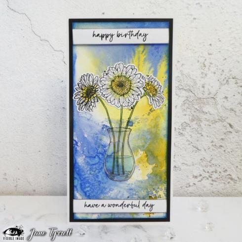 Visible Image - Stempelset A6 "Birthday In Bloom" Clear Stamps