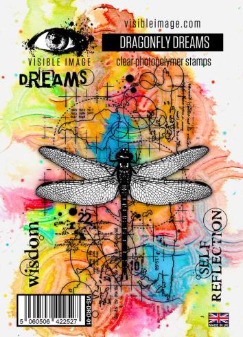 Visible Image - Stempelset A6 "Dragonfly Dreams" Clear Stamps