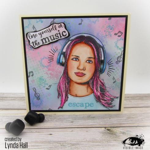 Visible Image - Stempelset A6 "Grunge Tones" Clear Stamps