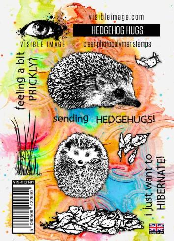 Visible Image - Stempelset A6 "Hedgehog Hugs" Clear Stamps