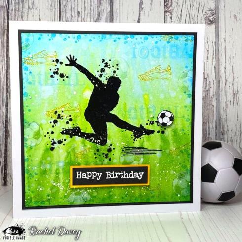 Visible Image - Stempelset A6 "Kick Off Your Birthday" Clear Stamps