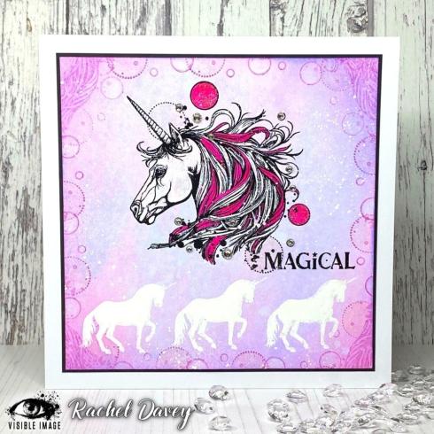 Visible Image - Stempelset A6 "Magical Unicorn" Clear Stamps